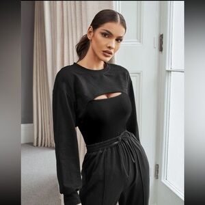 SHEIN cropped sweater pullover